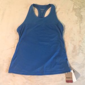 NWT Reebok blue workout athletic tank top